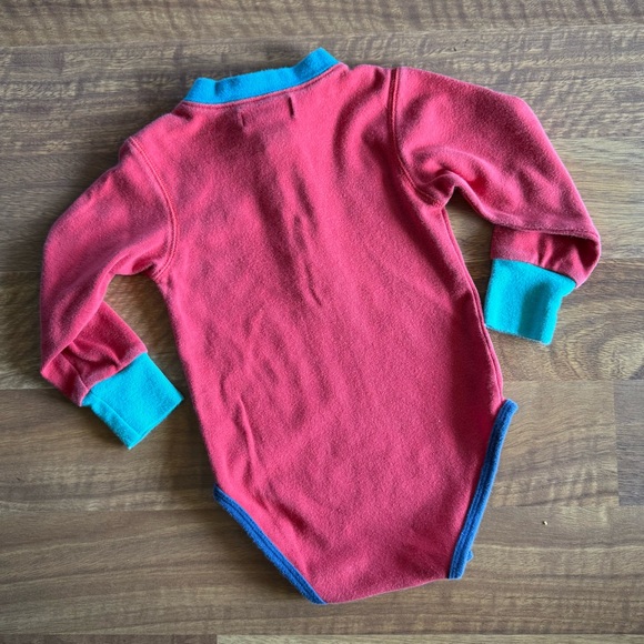 Gymboree Vintage 90s Y2K Color Block Tag One Piece Romper Size Extra Small 18-24 - Picture 2 of 6